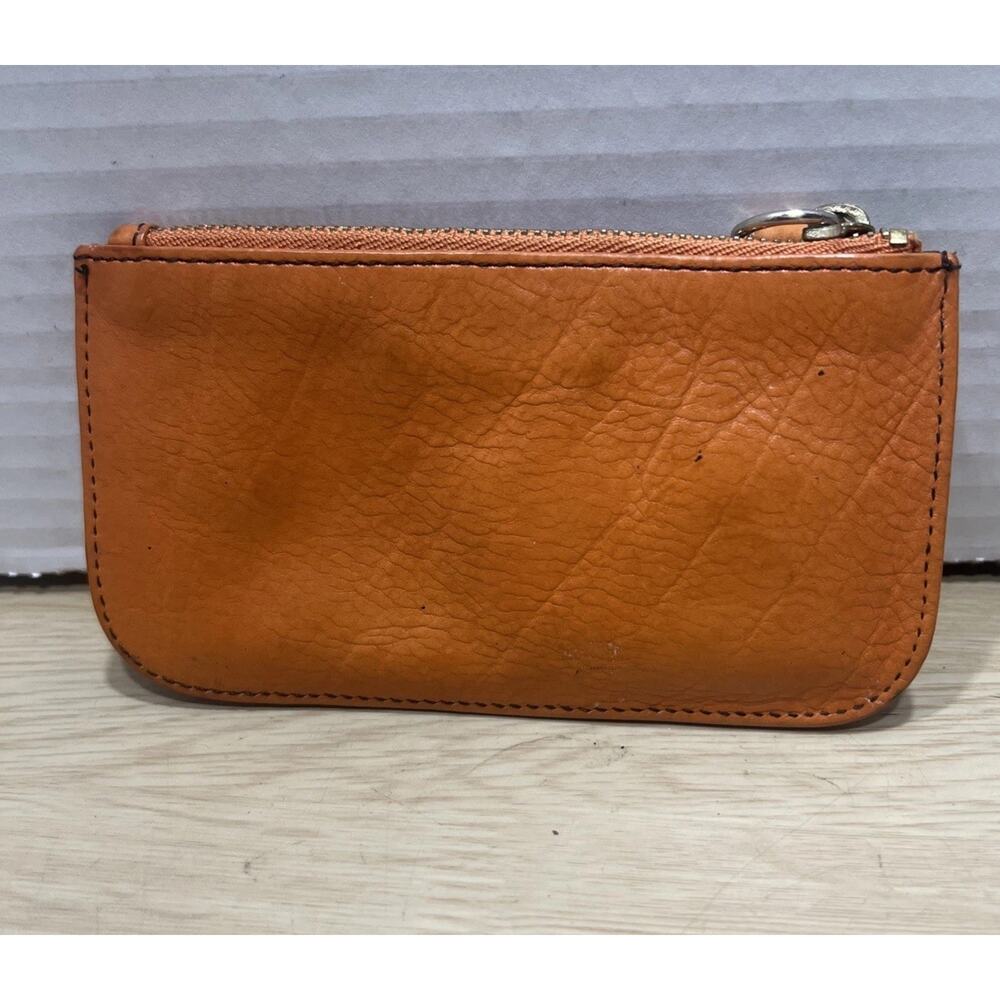 Vintage Marc Jacob’s Small Orange Leather Coin Purse Key Holder - Picture 3 of 8